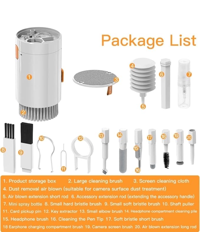 20 in 1 Electronic Cleaning Kit, Multi-Purpose Device