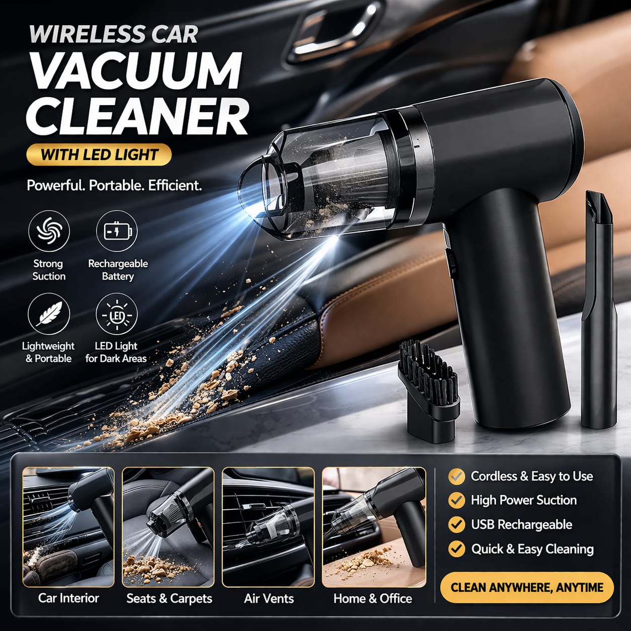 Wireless 2 in 1 Vacuum Cleaner